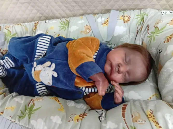 Bebê reborn negro Levi 
