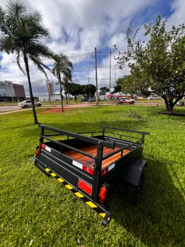 Carreta 2.00 x 1.20 Com Cestinha Inclusa | À Pronta entrega - Reboques.