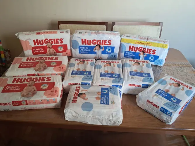 Fraldas descartáveis para bebês