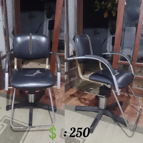Cadeira simples de barbeiro. pra você começar seu negócio.