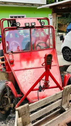 Gaiola preparada para trilha motor ap