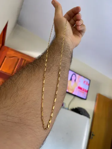 Corrente de ouro cartier