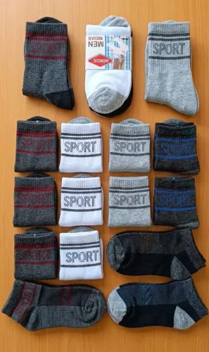 Kit 12 Pares de Meia Sport Cano Médio