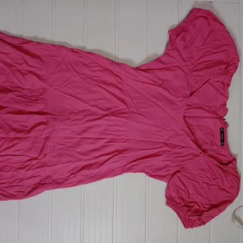 Vestido rosa vestido longo vestido feminino usado