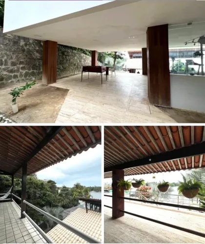 Casa de luxo com piscina e sauna
