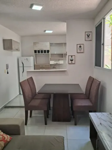 Apartamento para alugar térreo com garden mobiliado no Coxipó