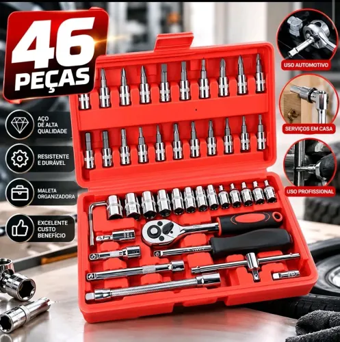 Kit catraca 46 peças