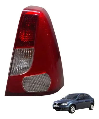 Lanterna Lado Direito Renault Logan 2008 Direito/passageiro Vermelho
