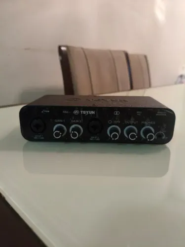 Interface de áudio usb Teyun q26 - Placa de áudio