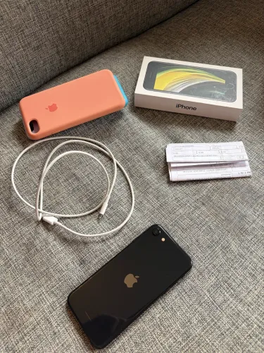 iPhone SE caixa e nota fiscal
