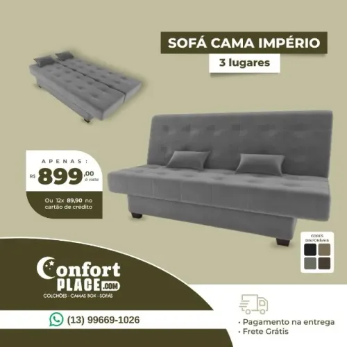 Sofá Cama Império Direto da Fabrica Frete Grátis