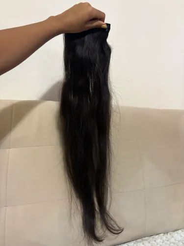 Cabelo / 2 redes de Mega hair na 85g castanho escuro natural