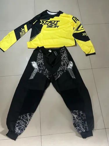 Calça e camisa para motocross ou trilha