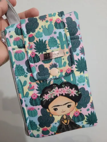 Carteira porta celular em tecido! Produto artesanal