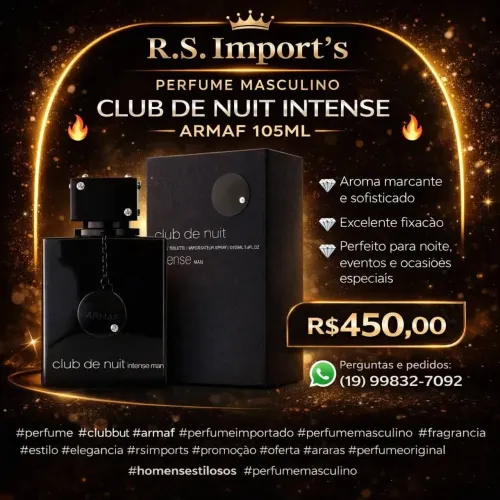 Perfume Masculino Club De Nuit