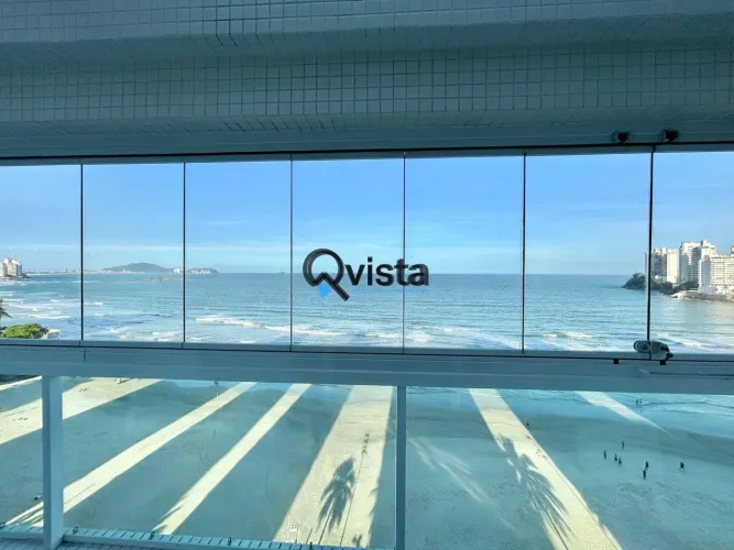 Apartamento à venda, beira Mar, nas Astúrias no Guarujá, SP | Q Vista Inteligência Imobili