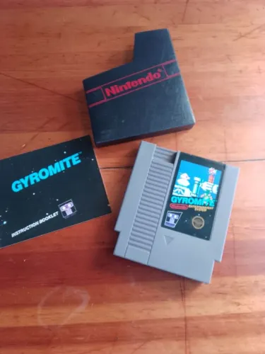 Nintendo Gyromite original impecável 5screw raro