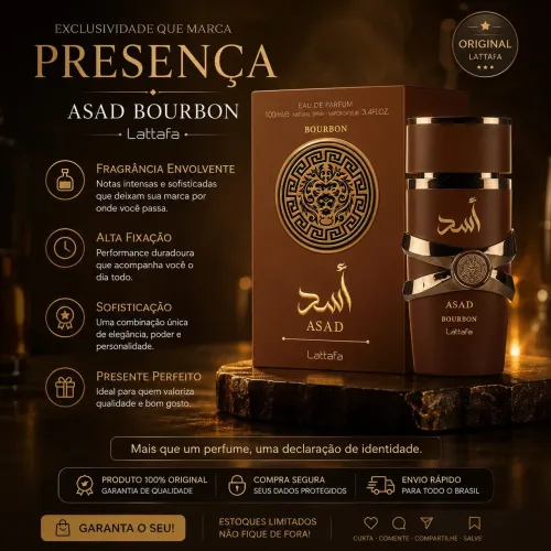 Perfume Árabe Bourbon Asad