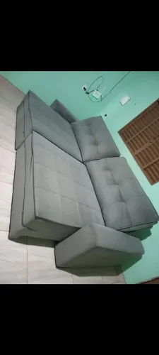 Sofa retrátil e reclinavel medindo 3 metros