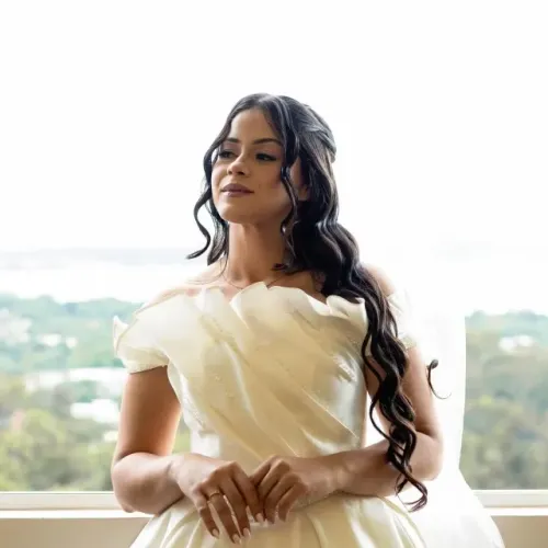 Vestido de Noiva (Tecido Importado)