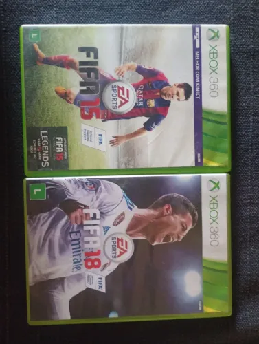 Fifa 15 e 18 - xbox 360
