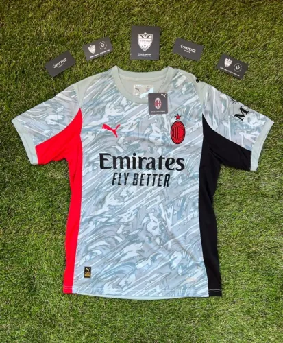 Camisa Milan 25/26 - Goleiro - Puma - Torcedor - "Cinza"