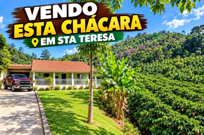 Chácara 11.475m² Nascente + Rio + Tanques de Peixe | Acesso Asfalto Aceita Carro