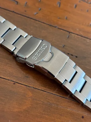 Bracelete de aço original SEIKO 20mm para modelos SRPE