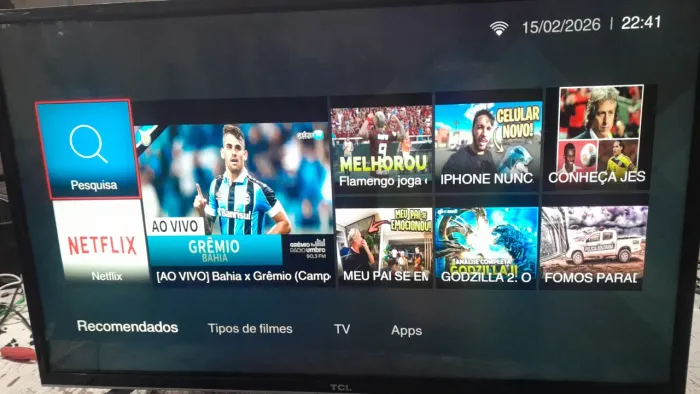 Smart tcl 32 polegadas top