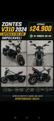Jta zontes v310 2024 impecável bx km!