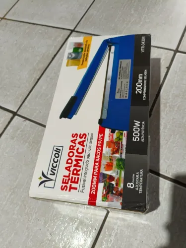 Seladora Térmica 20cm 500W Viccoli - Nova, sem uso - R$100
