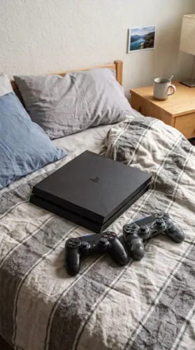 Play 4 com 2 controles