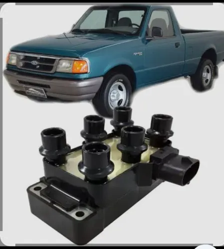 Bobina de Ignição Ford Ranger / Explorer / Taurus / Mustang V6<br>Estado: Seminova<br>
