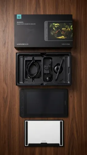 Mesa digitalizadora com tela Huion Kamvas Pro 12 - praticamente nova