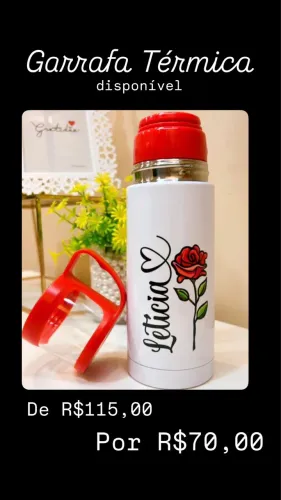 Garrafa térmica personalizada