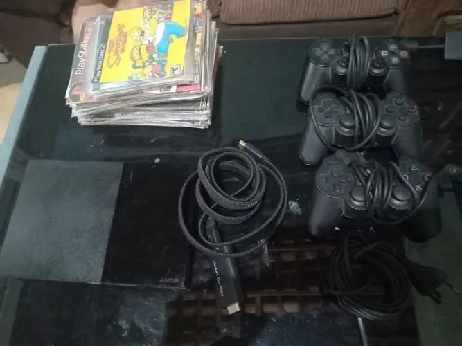 PS 2, COMPLETO PEGA CD, MAIS DE 100 JOGOS