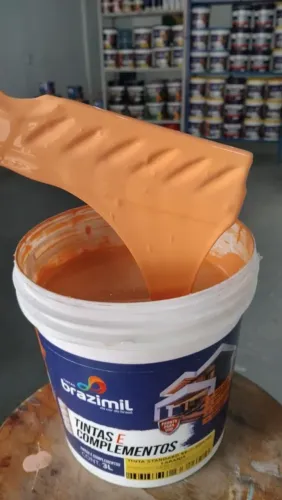 TINTA SEMIBRILHO 3L- LARANJA