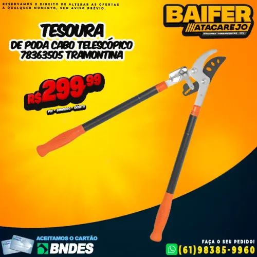 Tesoura de Poda Cabo Telescópico * Tramontina