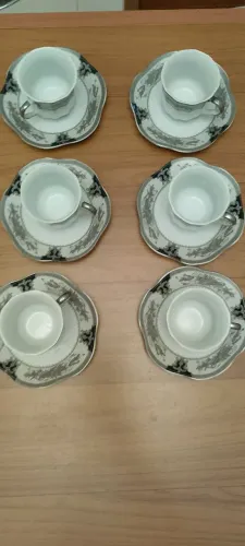 Jogo de xícaras porcelana