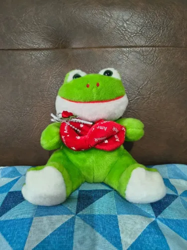 Vendo pelúcia sapo novo