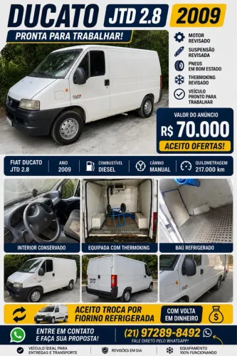 Fiat Ducato Maxicargo/furgão Maxi 2.8 TB Dies 2009