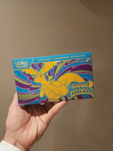 TCG Pokemon ETB heróis Excelsos treinador avançado