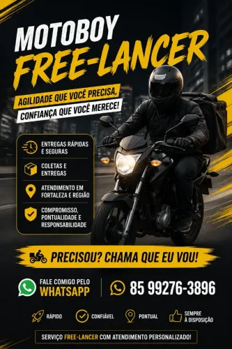 Motoboy Free-lancer  Fortaleza