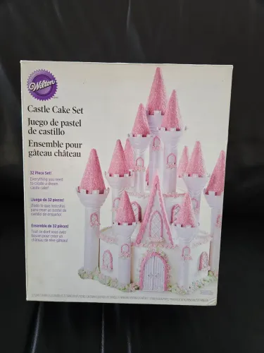 Kit Suporte Bolo Castelo Wilton (32 peças) Importado. Aberto, mas nunca Usado. RARIDADE!!