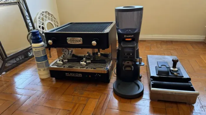 Máquina Café Espresso Profissional Mayor + Moedor Rancilio