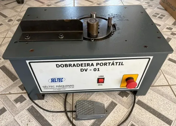 Dobradeira Portátil até 8mm semi-nova