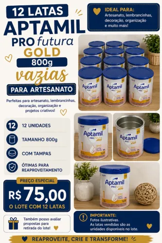 Latas para artesanato