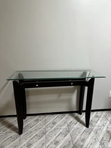 Mesa de vidro + Console 