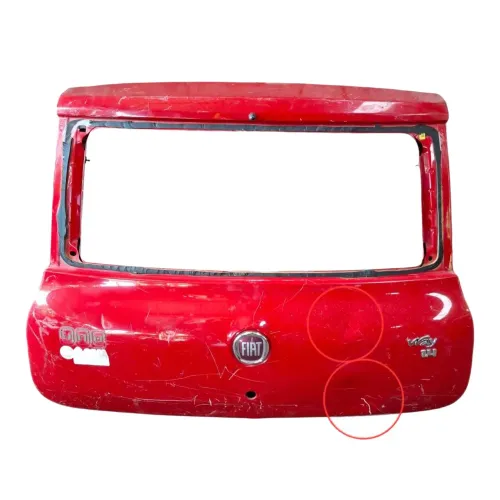 Tampa Traseira Porta Mala Fiat Uno Vivace 2011 2020 detalhe
