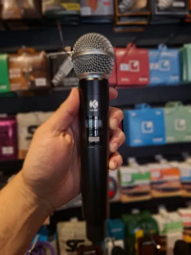 Microfone Sem Fio Kadosh K392M UHF Duplo